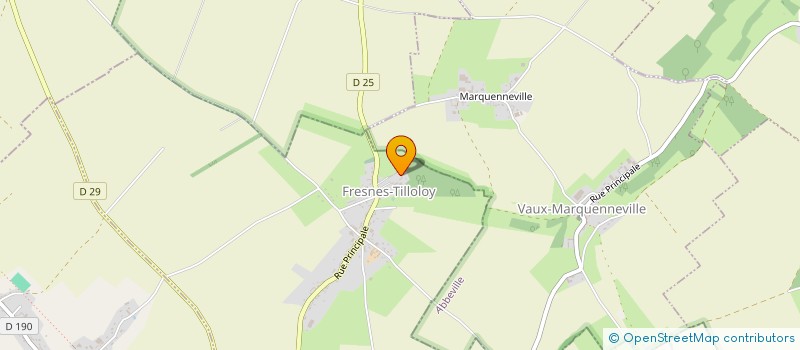localisation de l'entreprise MONSIEUR GUY DAMONNEVILLE  FRESNES-TILLOLOY