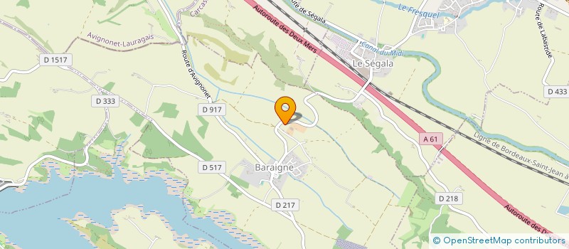 localisation de l'entreprise MONSIEUR GUY DANDINE  MEZERVILLE