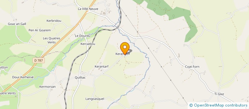 localisation de l'entreprise MONSIEUR GUY DANIEL à PONT-MELVEZ