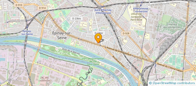 localisation de l'entreprise MONSIEUR GUY DARCHY à EPINAY-SUR-SEINE