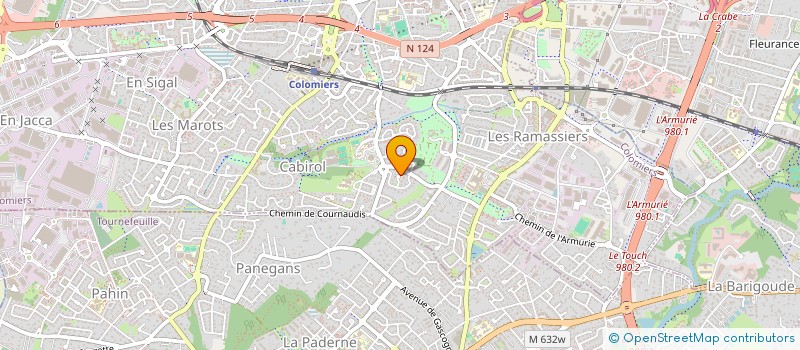 localisation de l'entreprise MONSIEUR GUY DAROLLES à COLOMIERS
