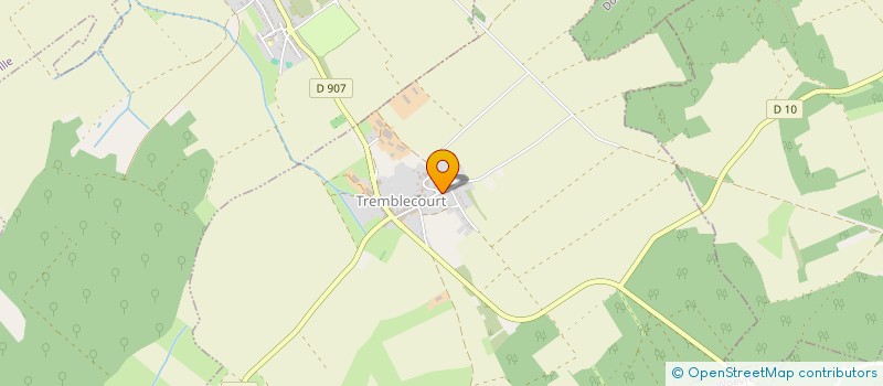 localisation de l'entreprise MONSIEUR GUY DASBOURG  TREMBLECOURT