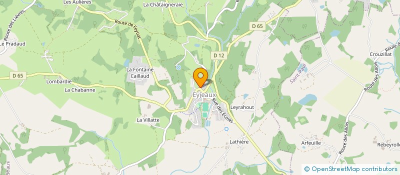 localisation de l'entreprise MONSIEUR GUY DAUDET à EYJEAUX