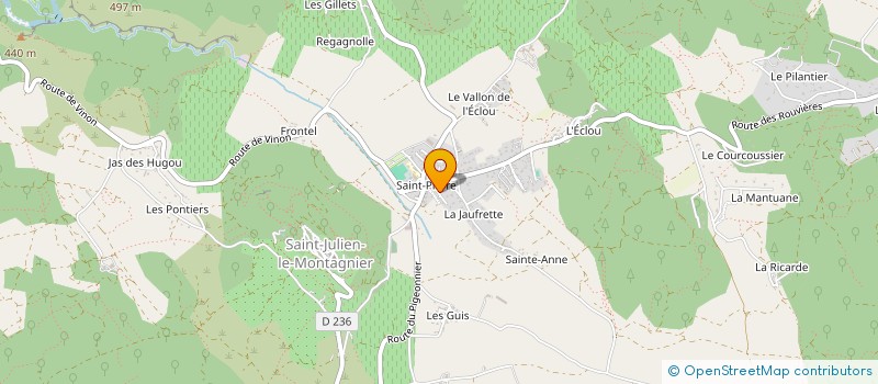 localisation de l'entreprise MONSIEUR GUY DAUMAS  SAINT-JULIEN