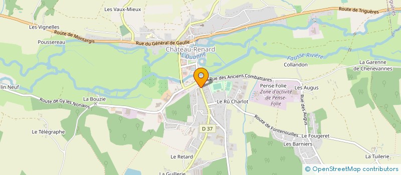localisation de l'entreprise MONSIEUR GUY DAUVERGNE à CHATEAU-RENARD