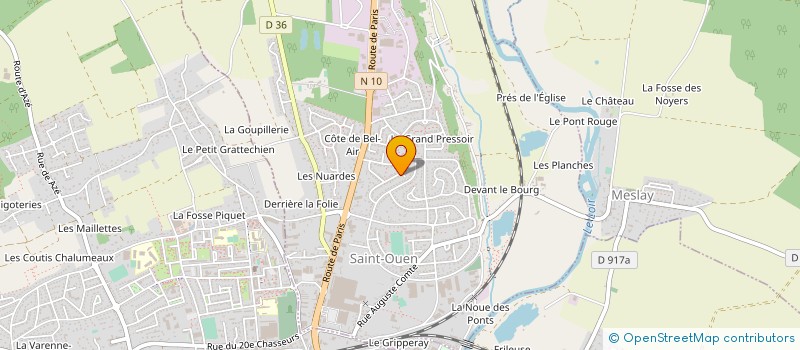 localisation de l'entreprise MONSIEUR GUY DAVEINE à SAINT-OUEN