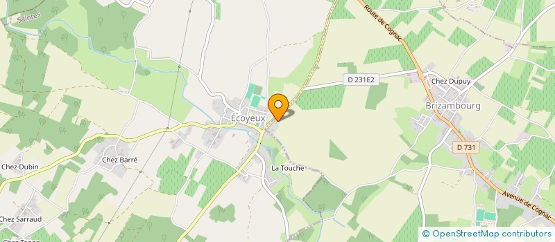 localisation de l'entreprise MONSIEUR GUY DAVIEAU  BRIZAMBOURG