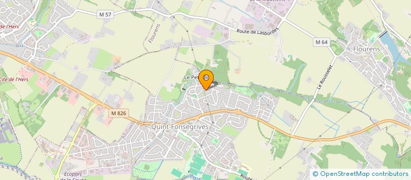 localisation de l'entreprise MONSIEUR GUY DE GUGLIELMI  QUINT-FONSEGRIVES