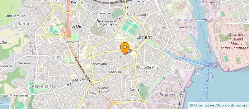 localisation de l'entreprise MONSIEUR GUY DE LACROIX-HERPIN à LORIENT