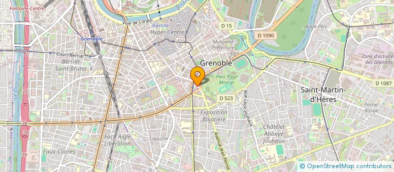 localisation de l'entreprise MONSIEUR GUY DE MARLIAVE à GRENOBLE