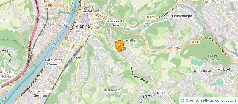 localisation de l'entreprise MONSIEUR GUY DEBEAUMARCHE  VIENNE