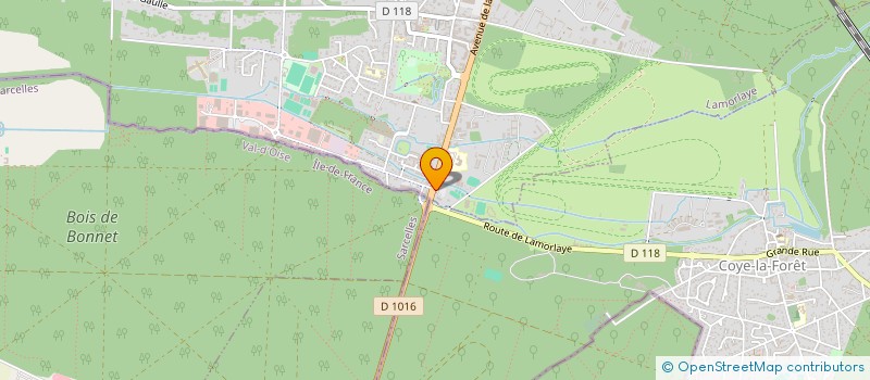 localisation de l'entreprise MONSIEUR GUY DEBOUTE  LAMORLAYE