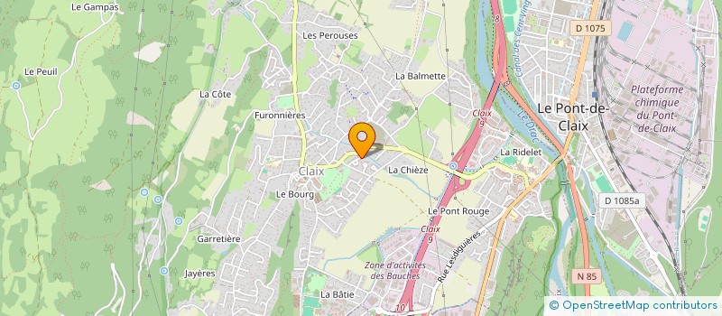 localisation de l'entreprise MONSIEUR GUY DEDIANNE  CLAIX