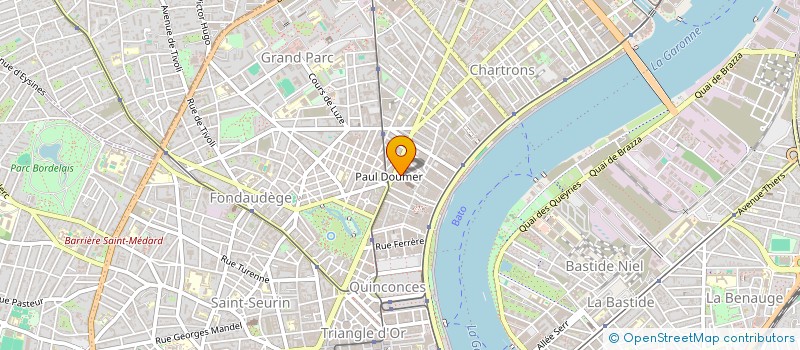 localisation de l'entreprise MONSIEUR GUY DEGREZE  BORDEAUX