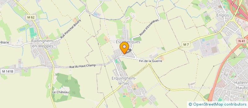 localisation de l'entreprise MONSIEUR GUY DEGRYCK à ESCOBECQUES
