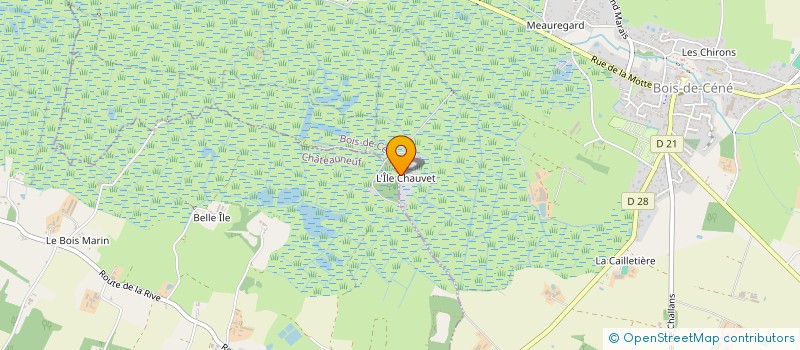 localisation de l'entreprise MONSIEUR GUY DELABROSSE  BOIS-DE-CENE