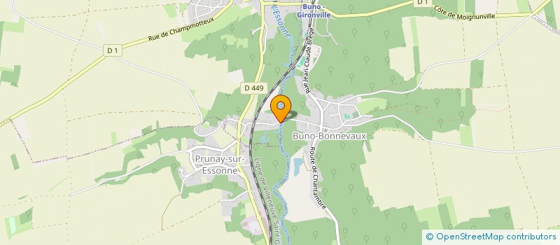 localisation de l'entreprise MONSIEUR GUY DELABROUILLE  PRUNAY-SUR-ESSONNE