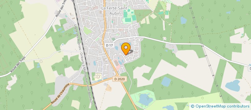 localisation de l'entreprise MONSIEUR GUY DELACOUTE à LIGNY-LE-RIBAULT