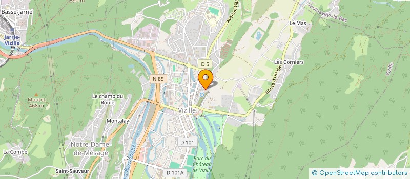 localisation de l'entreprise MONSIEUR GUY DELAHAYE à VIZILLE