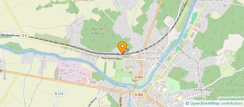 localisation de l'entreprise MONSIEUR GUY DELANDE à LA FERTE-SOUS-JOUARRE