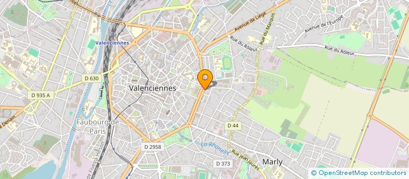 localisation de l'entreprise MONSIEUR GUY DELATTRE  VALENCIENNES