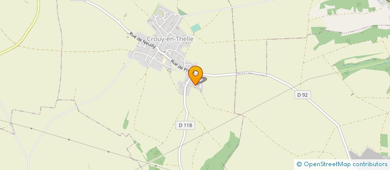 localisation de l'entreprise MONSIEUR GUY DELCLOY  CROUY-EN-THELLE
