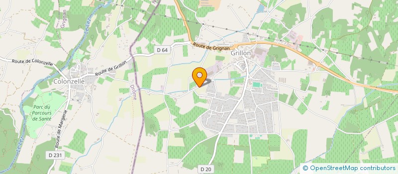 localisation de l'entreprise MONSIEUR GUY DELIGNE  GRILLON