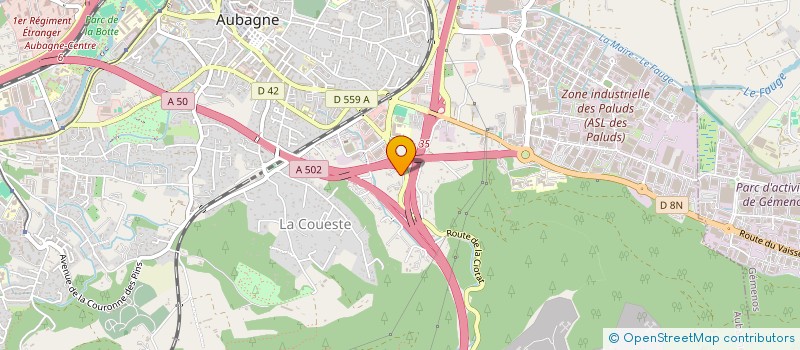 localisation de l'entreprise MONSIEUR GUY DEMESTRE SCHAENOTZ  AUBAGNE