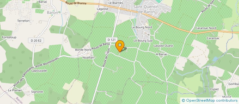 localisation de l'entreprise MONSIEUR GUY DEMPTOS  SAINT-QUENTIN-DE-BARON