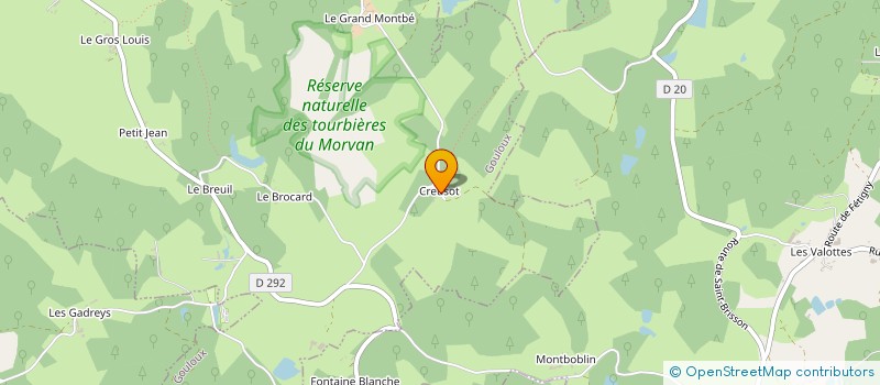 localisation de l'entreprise MONSIEUR GUY DENOUE à GOULOUX