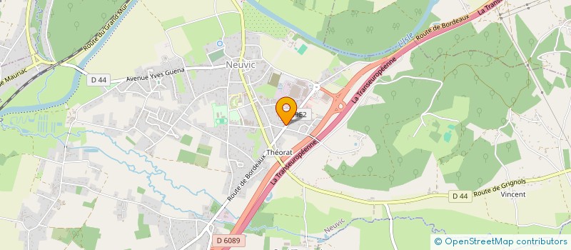 localisation de l'entreprise MONSIEUR GUY DENOYELLE  NEUVIC