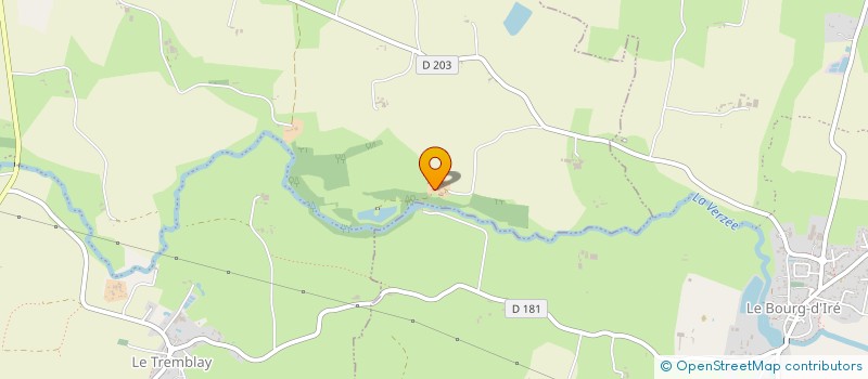 localisation de l'entreprise MONSIEUR GUY DENUAULT  OMBREE D'ANJOU