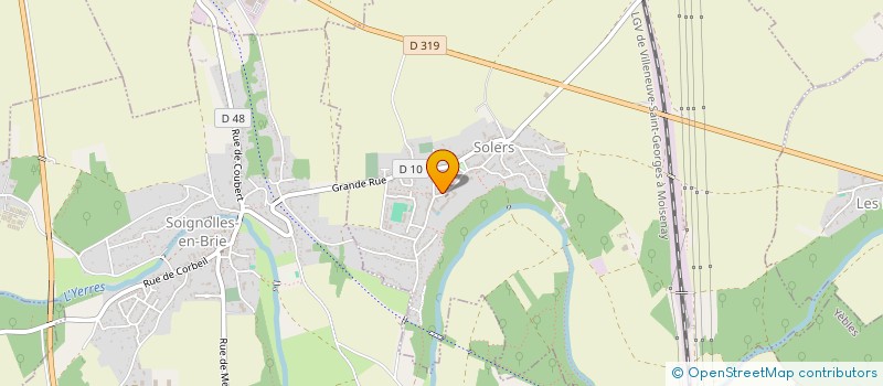 localisation de l'entreprise MONSIEUR GUY DEPEUILLE  SOLERS