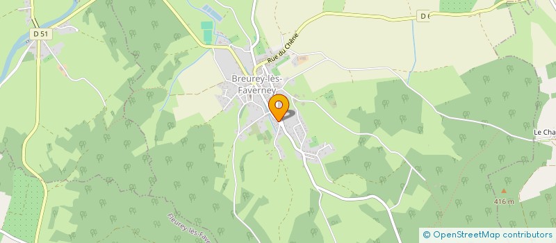 localisation de l'entreprise MONSIEUR GUY DEPLANTE  BREUREY-LES-FAVERNEY