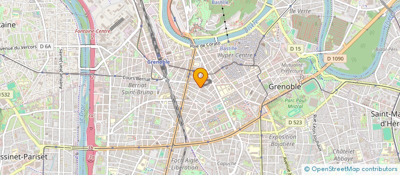 localisation de l'entreprise MONSIEUR GUY DEPOLLIER à GRENOBLE