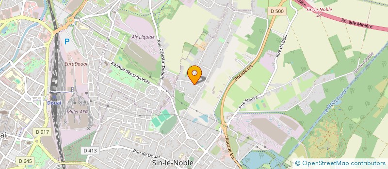 localisation de l'entreprise MONSIEUR GUY DEREGNAUCOURT  SIN-LE-NOBLE