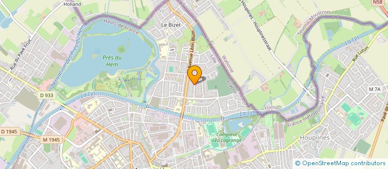 localisation de l'entreprise MONSIEUR GUY DERENSY  ARMENTIERES