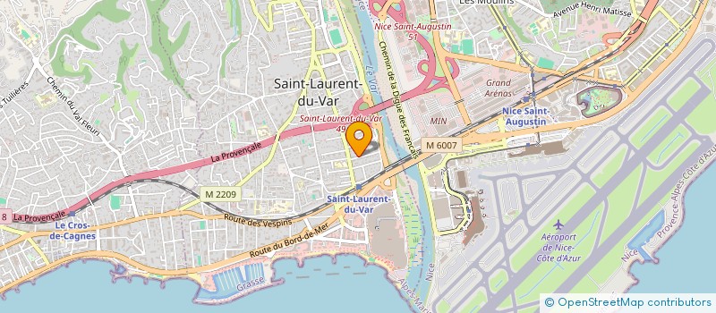 localisation de l'entreprise MONSIEUR GUY DESCAMPS à SAINT-LAURENT-DU-VAR