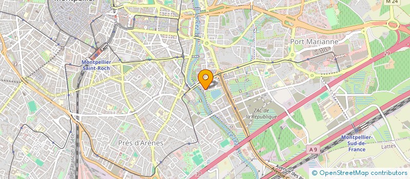 localisation de l'entreprise MONSIEUR GUY DESCHAMPS à MONTPELLIER