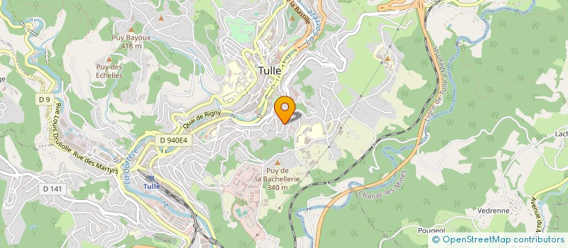 localisation de l'entreprise MONSIEUR GUY DESCLAUX  TULLE