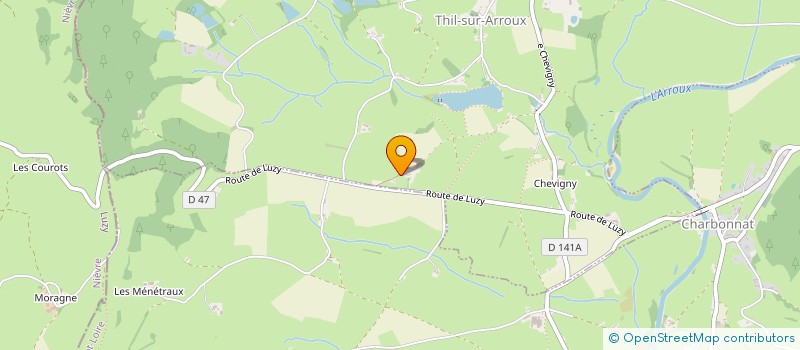 localisation de l'entreprise MONSIEUR GUY DESDIONS  THIL-SUR-ARROUX