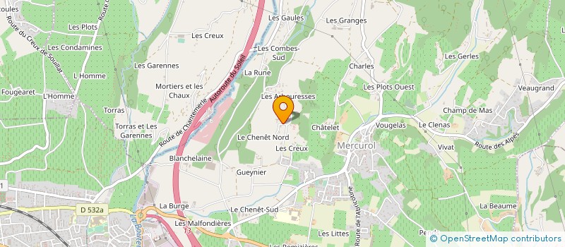 localisation de l'entreprise MONSIEUR GUY DESMEURE à MERCUROL-VEAUNES