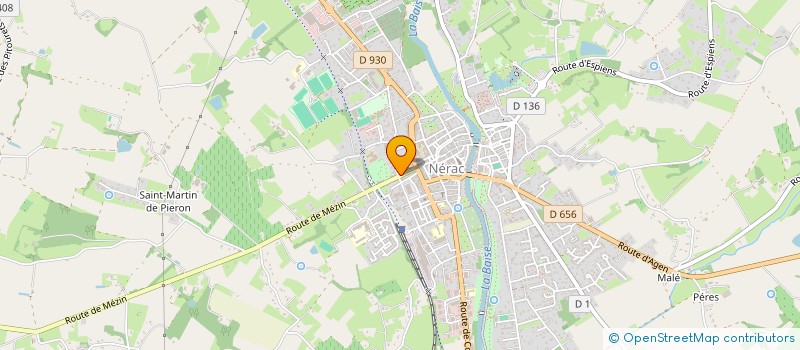 localisation de l'entreprise MONSIEUR GUY DESPEYROUX  NERAC