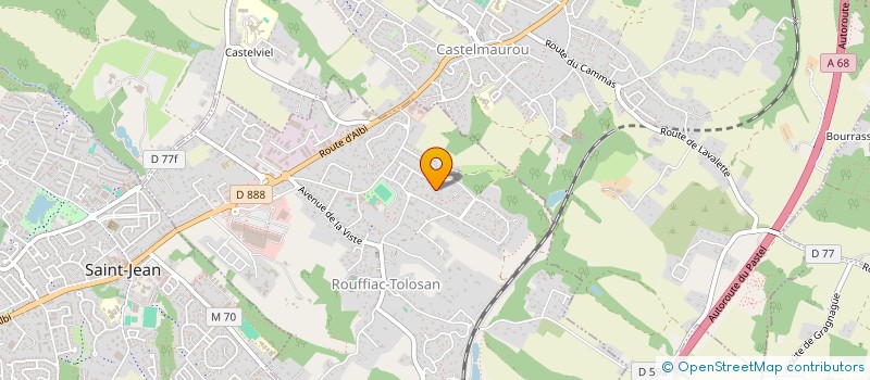 localisation de l'entreprise MONSIEUR GUY DESSUT  ROUFFIAC-TOLOSAN