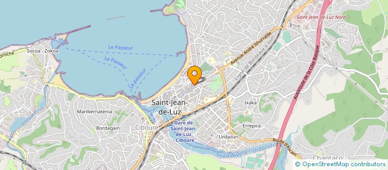 localisation de l'entreprise MONSIEUR GUY DESTIZONS  SAINT-JEAN-DE-LUZ