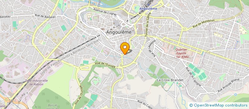 localisation de l'entreprise MONSIEUR GUY DEVAUD à ANGOULEME