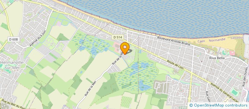 localisation de l'entreprise MONSIEUR GUY DEVAULT  COLLEVILLE-MONTGOMERY