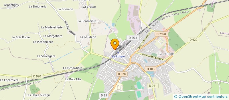 localisation de l'entreprise MONSIEUR GUY DEZERT à LA LOUPE