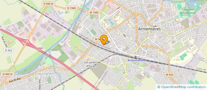 localisation de l'entreprise MONSIEUR GUY DEZWARTE à ARMENTIERES