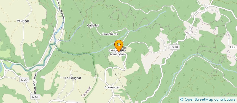 localisation de l'entreprise MONSIEUR GUY DI BIN  COUTEUGES